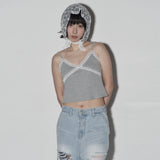 フリルレーストップ(grey)