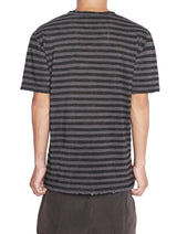RD DARK STRIPED V-NECK TSHIRT