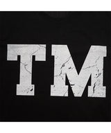 TM クラックTシャツ-BLACK