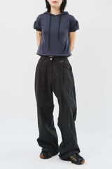 (W) Puff Shirring Hoodie (2color)