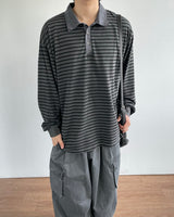 Wash Stripe Pique T-shirt