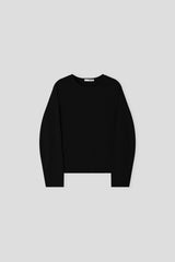 リブクロップ長袖Tシャツ
