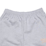 24FW ROUND SCRIPT BOUCLE LOGO PANTS GREY
