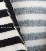 Tsuki Stripe Hooded Zip-Up Jacket