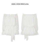 ANGEL HOOK DRESS white