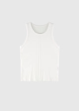 LAYERED SLEEVELESS 2WAY TOP _GREY