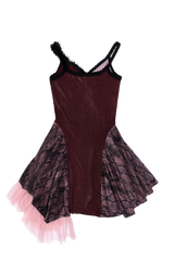 MIDNIGHT AFTER PARTY DRESS #WINE