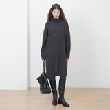 [Haesu Collaboration] Contour Shoulder Bag (Leather Black)