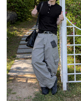 Raun Curved Cargo Wide Pants