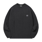[With Brooch] RÉSERVE CABLE OVER FIT KNIT (4color)