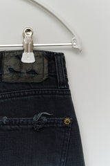 (W) Poison Dyeing Wide Denim