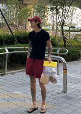 ウォッシュコットンショートパンツ 7COLOR