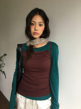 Reverse Rose Skirt (2color)
