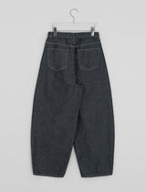 Podan Raw Denim Balloon Wide Pants