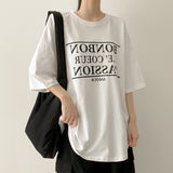 BonBon Lettering Short Sleeve T-shirt 
