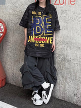 ボーン トゥ ビー カモ オーバーサイズド Tシャツ