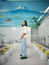 MID90 BAGGY DENIM PANTS LIGHTBLUE