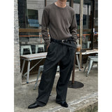 [Unisex] ピグメントワッフルニットスリーブ (3color)