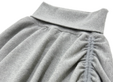 (SET) WARMER SKIRT & MILD LEG WARMER _GREY