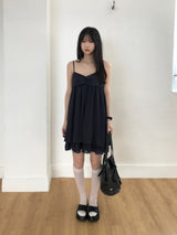 Eve Shirring Mini Dress (3 colors)