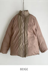 Cerny String Fur Hooded Short Padded Jumper