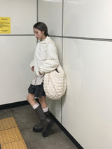 ミニザンフラワーエンボスクロップパーカー（6c）