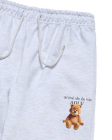 25FW AC BEAR BASIC LOGO ZURRY PANTS MELANGE