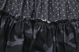 Galaxy Combo Frill Mini Skirt
