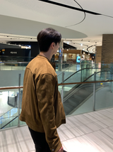 ミーレ YKK スエード バイカー ジャケット