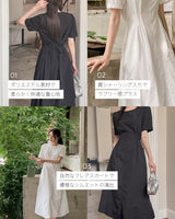【MADE】Pintuck long dress