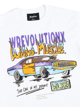 Wrevo-Muscle T-Shirt (Blue&White)