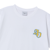 25SS ブロックピクセルロゴショートスリーブTシャツ ホワイト