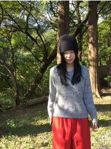 ベッチルーズフィットVネックウールニット（3c）