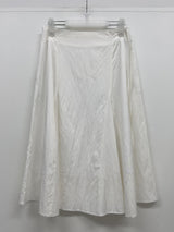 Zico Nylon Pintuck Midi Skirt