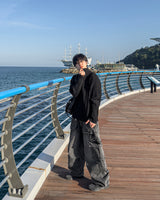 Den Strap Wide Cargo Denim