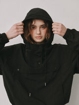 Anorak hood jumper (Black)