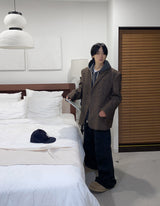 No.0995 check OVER blazer JK