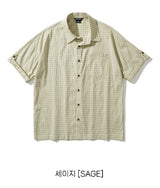 26SS★ ピクニックロールアップチェック半袖シャツ