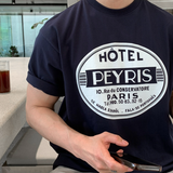 Ritel Paris Printing Round Overfit Short Sleeve