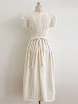 Cossel Ribbon String Flared Long One Piece