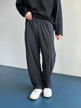 Twill Basic Golden Wide Pants 7C