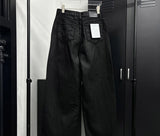 [Unisex] ハンドコーティングワイドデニムパンツ