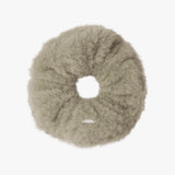 WIDE FUR SCRUNCHIE (KHAKI BEIGE)