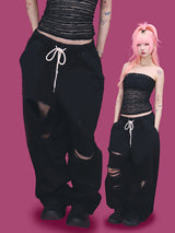 nicky damage pants (2color)
