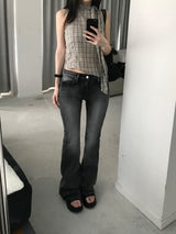 Check halter top (2 colors)
