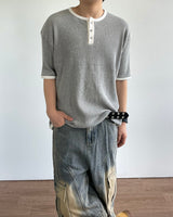 モルトリンガーワッフルショートスリーブTシャツ