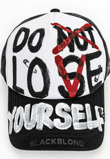 BBD DLY Graffiti Trucker Mesh Cap (Black)