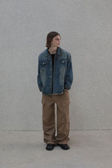 Slacks cargo pants - Beige