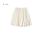 Heon Frill Dot Midi Skirt