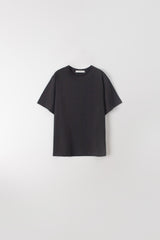 ボクシーラウンドTシャツ (ブラック)